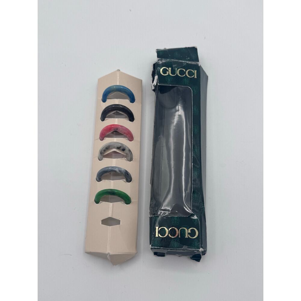 Authentic Set of Gucci Marble Bezels for Bezel watch